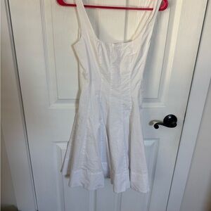 STAUD | Dresses | Nwot Staud Sur Sweetheartneck Denim Mini Dress Size 6 |  Poshmark